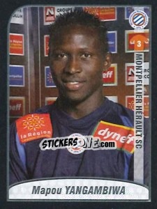 Sticker Mapou Yanga-Mbiwa - FOOT 2009-2010 n. 298 - Panini