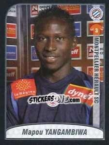 Sticker Mapou Yanga-Mbiwa - FOOT 2009-2010 - Panini