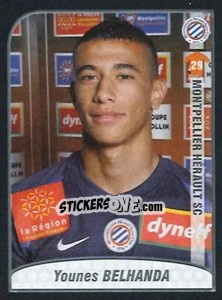 Sticker Younes Belhanda - FOOT 2009-2010 - Panini