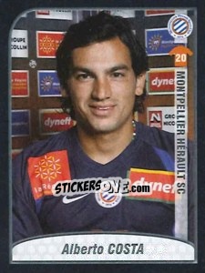Sticker Alberto Tino Costa - FOOT 2009-2010 n. 300 - Panini