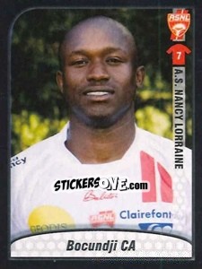 Sticker Bocundji Ca - FOOT 2009-2010 - Panini