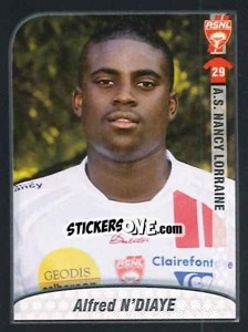 Figurina Alfred N'Diaye - FOOT 2009-2010 - Panini