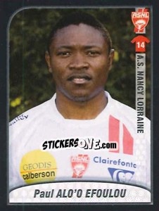Sticker Efoulou - FOOT 2009-2010 n. 334 - Panini