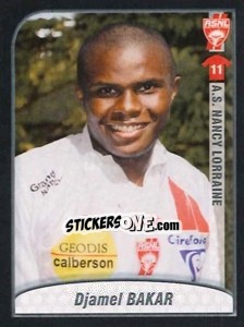 Sticker Bakar - FOOT 2009-2010 n. 335 - Panini