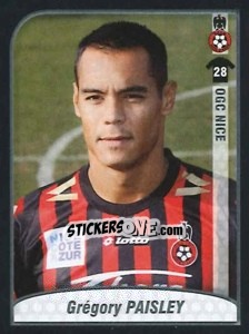 Figurina Paisley - FOOT 2009-2010 - Panini