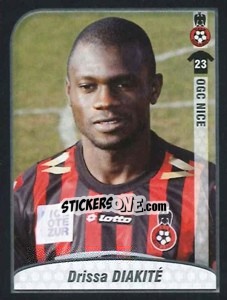 Sticker Diakite - FOOT 2009-2010 n. 351 - Panini