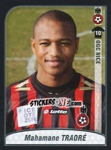 Sticker Mahamane Traore - FOOT 2009-2010 n. 356 - Panini
