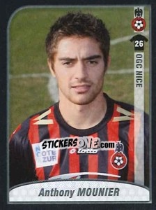 Sticker Mounier - FOOT 2009-2010 n. 361 - Panini