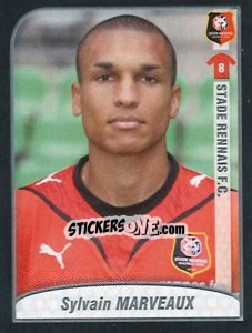Sticker Sylvain Marveaux - FOOT 2009-2010 n. 408 - Panini
