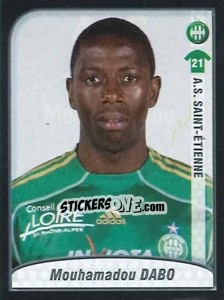 Sticker Mouhamadou Dabo - FOOT 2009-2010 n. 426 - Panini