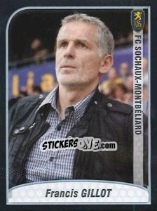 Sticker Gillot (Entraineur) - FOOT 2009-2010 - Panini