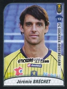Sticker Brechet - FOOT 2009-2010 n. 450 - Panini