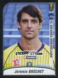 Figurina Brechet - FOOT 2009-2010 - Panini