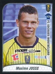 Sticker Josse - FOOT 2009-2010 - Panini