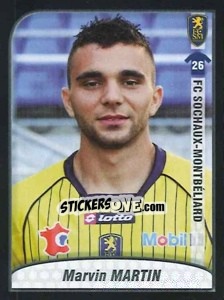 Sticker Marvin Martin - FOOT 2009-2010 - Panini