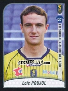 Sticker Poujol - FOOT 2009-2010 - Panini