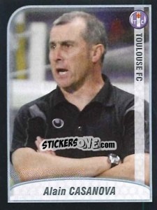 Sticker Casanova (Entraineur) - FOOT 2009-2010 - Panini