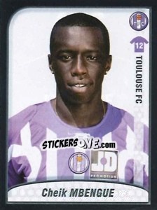 Sticker Mbengue - FOOT 2009-2010 n. 476 - Panini