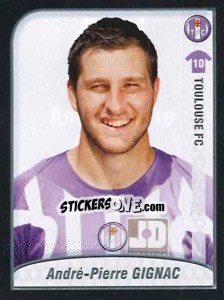 Sticker André-Pierre Gignac - FOOT 2009-2010 n. 491 - Panini