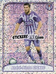 Sticker André-Pierre Gignac (Top joueur) - FOOT 2009-2010 n. 494 - Panini