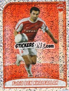 Figurina Ben Khalfallah (Top joueur) - FOOT 2009-2010 - Panini