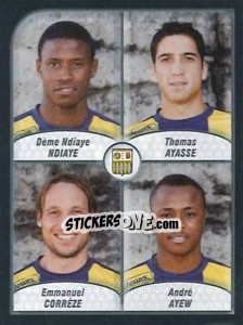 Figurina N'Diaye / Ayasse / Correze / André Ayew - FOOT 2009-2010 - Panini