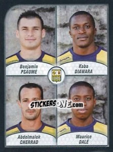 Figurina Psaume / Diawara / Cherrad / Dale - FOOT 2009-2010 - Panini