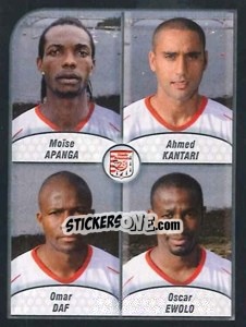 Cromo Apanga / Kantari / Daf / Ewolo - FOOT 2009-2010 - Panini