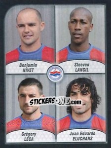 Figurina Nivet / Langil / Leca / Eluchans - FOOT 2009-2010 - Panini