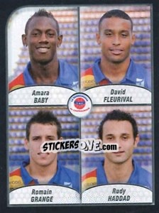 Cromo Baby / Fleurival / Grange / Haddad - FOOT 2009-2010 - Panini