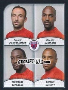 Figurina Chaussidiere / Hamdani / Yatabare / Darchy - FOOT 2009-2010 n. 575 - Panini
