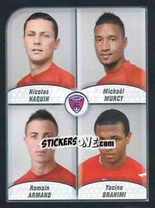 Sticker Haquin / Murcy / Armand / Yacine Brahimi - FOOT 2009-2010 n. 576 - Panini