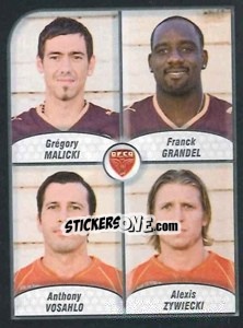Figurina Malicki / Grandel / Vosahlo / Zywiecki - FOOT 2009-2010 n. 580 - Panini