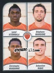 Sticker Kitambala / mangione / mandanne / ribas - FOOT 2009-2010 - Panini