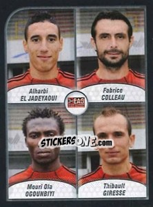 Sticker El Jadeyaoui / Colleau / Ogounbiyi / Giresse - FOOT 2009-2010 n. 589 - Panini