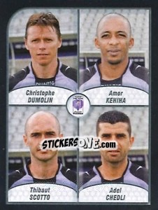 Figurina Dumolin / Kehiha / Scotto / Chedli - FOOT 2009-2010 - Panini