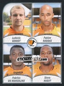 Figurina Genest / raddas / do Marcolino / haguy - FOOT 2009-2010 - Panini