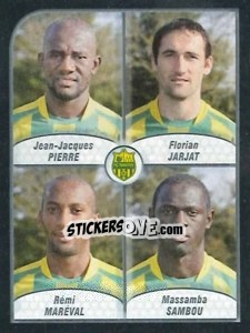 Sticker Pierre / jarjat / mareval / sambou - FOOT 2009-2010 n. 623 - Panini