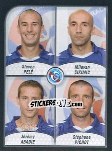 Figurina Pele / Sikimic / Abadie / Pichot - FOOT 2009-2010 - Panini