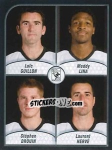 Figurina Guillon / Lina / Drouin / Herve - FOOT 2009-2010 n. 658 - Panini