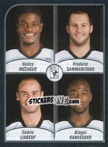 Figurina Mezague / sammaritano / liabeuf / kamissoko - FOOT 2009-2010 n. 659 - Panini