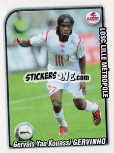 Sticker Gervinho (Le meilleur Joueur) - FOOT 2009-2010 n. V4 - Panini