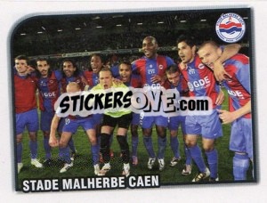 Cromo Stade Malherbe Caen (Le Champion de Ligue 2) - FOOT 2009-2010 - Panini