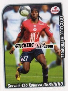 Sticker Gervinho (Le Meilleur Joueur De Ligue 1) - FOOT 2009-2010 - Panini