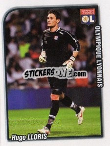 Sticker Hugo Lloris (Le Meilleur Gardien De Ligue 1) - FOOT 2009-2010 n. V11 - Panini