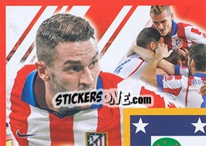 Figurina FC Atletico de Madrid - Atletico de Madrid 2014-2015 - Panini