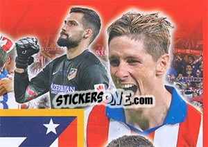 Sticker FC Atletico de Madrid - Atletico de Madrid 2014-2015 n. 2 - Panini