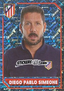 Sticker Diego Pablo Simeone - Atletico de Madrid 2014-2015 n. 19 - Panini