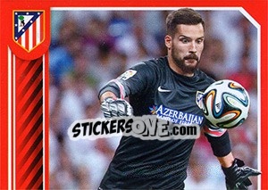 Sticker Moyà in action - Atletico de Madrid 2014-2015 n. 24 - Panini
