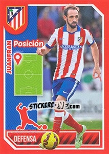 Sticker Juanfran (Position) - Atletico de Madrid 2014-2015 - Panini